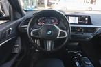 BMW 1 Serie 118i M Sport Automaat / Panoramadak / Sportstoel, 136 pk, Gebruikt, Met garantie (alle), Leder en Stof