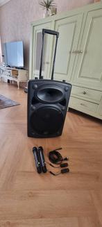 Professional kareoke set. 2x wireless mic, Ophalen, Zo goed als nieuw, Complete set