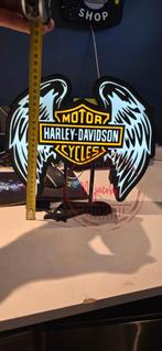 Harley Davidson Reclamebord LED + Motoronderstel, Verzamelen, Merken en Reclamevoorwerpen, Ophalen of Verzenden, Nieuw, Lichtbak of (neon) lamp