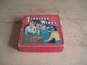 antiek vlooienspel tiddledy winks (klein) K303 beschikbaar voor biedingen