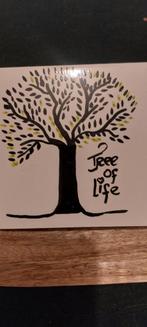 Tegeltje levensboom. 10 bij 10 cm, Ophalen of Verzenden