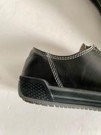 J49 Gabor maat 38 leren sneakers schoenen leer zwart wit, Zwart, Gabor, Ophalen of Verzenden, Sneakers of Gympen