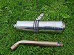 Demper universeel 48-50mm met linkpipe naar 32mm, Ophalen of Verzenden
