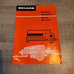 Welger AP 61 Opraappers Handleiding, Ophalen of Verzenden