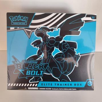 Pokémon Black Bolt Elite Trainer Box (ETB) beschikbaar voor biedingen