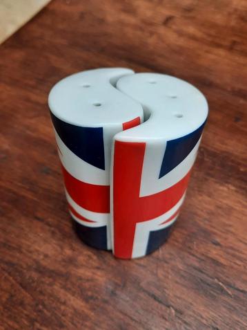 Peper en zout stel Engelse vlag keramiek beschikbaar voor biedingen
