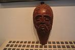Uniek Masker Hard Hout Hand Uitgestoken, Antiek en Kunst, Ophalen of Verzenden