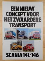 Scania 141 146 V8 Brochure 1977 – Front & Torpedo Neus, Ophalen of Verzenden, Zo goed als nieuw, Overige merken, Scania