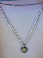 Zilveren jasseron met zilveren guldenhanger, Ophalen of Verzenden, Zilver