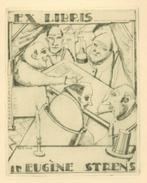 0369 Ex Libris Nederland : Cor de Wolff, 1934, Antiek en Kunst, Verzenden