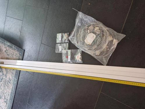 Stas ophang rail, koorden en zipper, Doe-het-zelf en Verbouw, Plinten en Afwerking, Gebruikt, Overige typen, 250 cm of meer, Ophalen