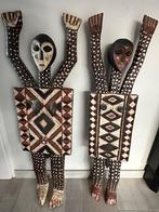 Oud West Afrikaans Planken maskers Burkina / Faso Mali, Ophalen of Verzenden