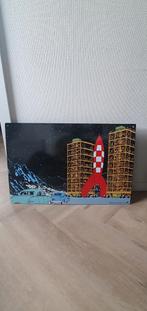 Kuifje reclame bord emaille oplage 1/500, Ophalen of Verzenden, Zo goed als nieuw, Reclamebord