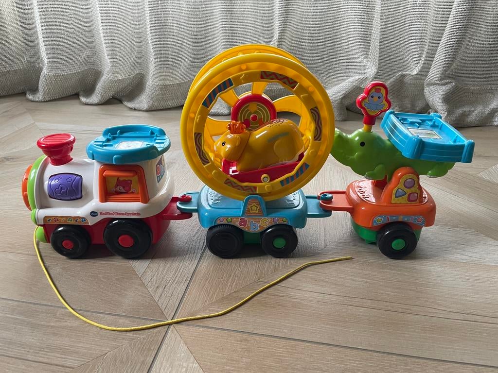 Vtech zoef zoef dieren speeltrein, Kinderen en Baby's, Speelgoed | Vtech, Ophalen of Verzenden, Gebruikt, 6 maanden tot 2 jaar