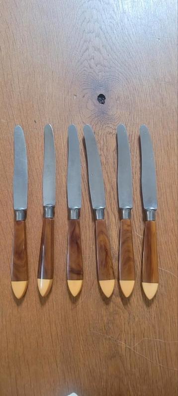 Vintage Solingen ontbijtmessen (6x) – Carl Schmidt Sohn – ja beschikbaar voor biedingen
