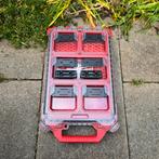 Milwaukee Packout  Red USA met montage voeten., Doe-het-zelf en Verbouw, Gereedschapskisten, Ophalen of Verzenden, Nieuw