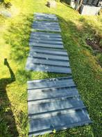 Metalen dakplaten grijs (6 stuks x 105 x ca. 120 cm) damwand, Doe-het-zelf en Verbouw, Gebruikt, 5 tot 10 m², Metaal, Grijs