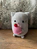 Gehaakte kat, Hobby en Vrije tijd, Verzenden, Nieuw, Haken, Overige typen
