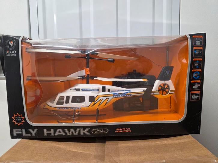 Nikko Fly Hawk Helikopter - Nieuw in doos!, Kinderen en Baby's, Speelgoed | Buiten | Voertuigen en Loopfietsen, Nieuw, Overige typen