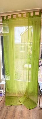 5 x lime groen gordijnen 132 x 285 cm, Gebruikt, 100 tot 150 cm, 200 cm of meer, Ophalen of Verzenden