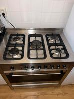 Te koop: 5-pits kookstel met oven, Gebruikt, 60 cm of meer, Ophalen of Verzenden, Gas