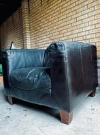 Twee leren fauteuils – gratis af te halen, Huis en Inrichting, Fauteuils, Ophalen, Gebruikt, 75 tot 100 cm, Classic