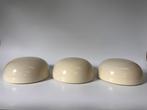 Vintage Gispen opaline lamp crème Ø 30 cm - 3 beschikbaar, Ophalen of Verzenden