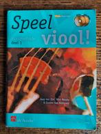 Speel Viool deel 1 (voor kinderen), Muziek en Instrumenten, Bladmuziek, Ophalen of Verzenden, Zo goed als nieuw, Les of Cursus