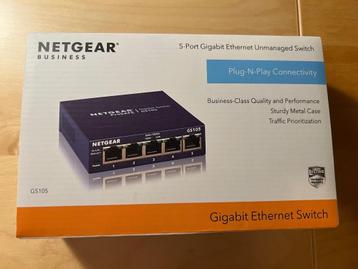 De Netgear GS105 (Gigabit Ethernet Switch) beschikbaar voor biedingen