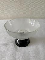 Vintage glazen schaaltje / bonbonschaaltje op voet.., Ophalen of Verzenden
