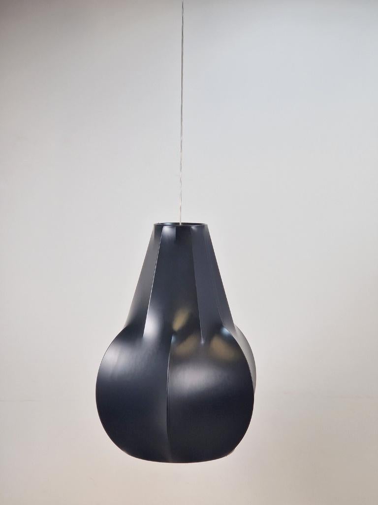 Xl moderne kundalini Cocoon hanglamp gina de-signum zwart, Modern design, Ophalen of Verzenden, N, Overige materialen