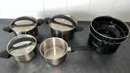 Nette brabantia pannen, Ophalen, Gebruikt, Rvs, Pannenset
