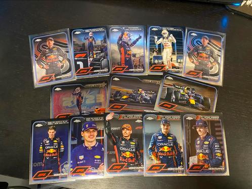 F1 Max Verstappen Topps Chrome 2024 Lot, Hobby en Vrije tijd, Stickers en Plaatjes, Nieuw, Meerdere plaatjes, Ophalen of Verzenden