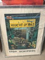 Kuifje poster. STOP SCHIPHOL, Joost Veerkamp, Antiek en Kunst, Kunst | Litho's en Zeefdrukken, Ophalen