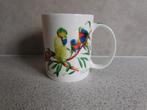 Mok Bone China Rainbow Lorikeet Natalie Jane Parker Ashdene, Ophalen of Verzenden, Zo goed als nieuw, Overige stijlen, Kop(pen) en/of Schotel(s)