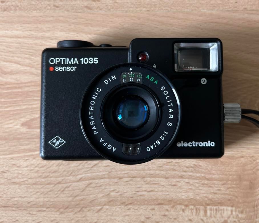 AGFA Optima Vintage Analoog 1035 Sensor Camera Compact Mint, Audio, Tv en Foto, Fotocamera's Analoog, Ophalen of Verzenden, Zo goed als nieuw