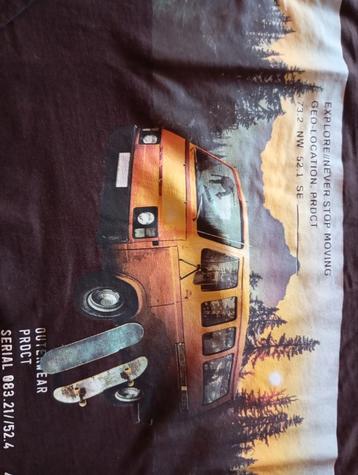 Donkerbruine longsleeve maat 182 C&A beschikbaar voor biedingen