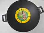 Nieuwe Gietijzeren Wok/Wadjan Invecta - 33cm, Ophalen, Nieuw, Gietijzer, Wok