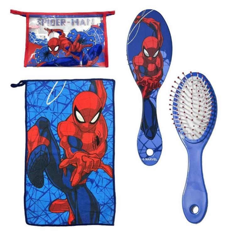 Spiderman Toilettas Gevuld - 3 Delig - Marvel, Sieraden, Tassen en Uiterlijk, Toilettassen, Nieuw, Jongen, Blauw, Ophalen of Verzenden