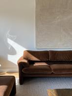 1x Cassina Maralunga tweezits bank bruin vintage, Ophalen, Gebruikt, 150 tot 200 cm, Tweepersoons