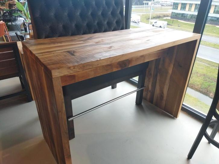 Notenhouten Hoge Tafel voor Clownsprijzen!, Huis en Inrichting, Tafels | Eettafels, Nieuw, Ophalen of Verzenden