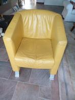 Stoel (Huiskamer-stoel), Huis en Inrichting, Stoelen, Ophalen, Gebruikt, Overige kleuren, Leer