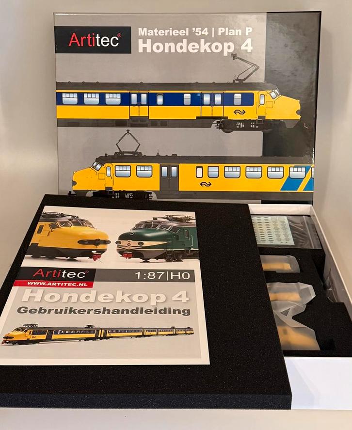 Artitec NS Hondekop4 (Mat54) IC versie, DC, Loksound - Nieuw, Hobby en Vrije tijd, Modeltreinen | H0, Nieuw, Treinset, Gelijkstroom