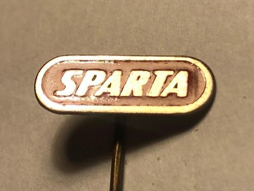 Metalen SPARTA Bromfietsmerk Speld (Rood/Metaalkleur)., Verzamelen, Speldjes, Pins en Buttons, Zo goed als nieuw, Speldje of Pin