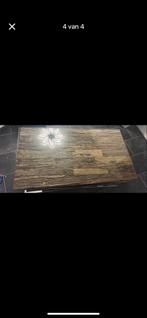 Sleeperwood Rixos Eettafel & Salontafel met Glasplaat, Huis en Inrichting, Tafels | Eettafels, Ophalen, Gebruikt, 100 tot 150 cm