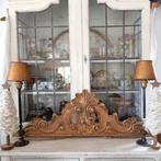 Antieke goudkleurige houten kuif, Antiek en Kunst, Ophalen of Verzenden