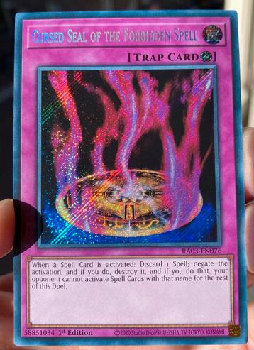 Yu-Gi-Oh! Cursed Seal of the Forbidden RA03 1st Ed ! beschikbaar voor biedingen