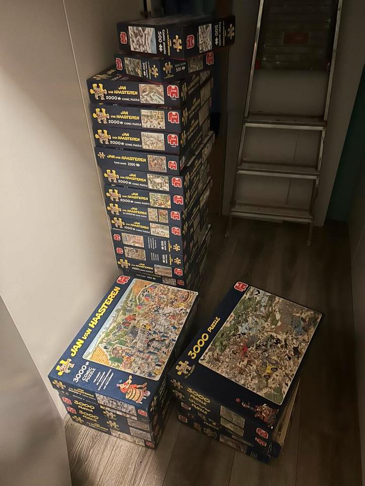 Jan van Haasteren puzzels, Hobby en Vrije tijd, Denksport en Puzzels, Zo goed als nieuw, 500 t/m 1500 stukjes, Ophalen of Verzenden