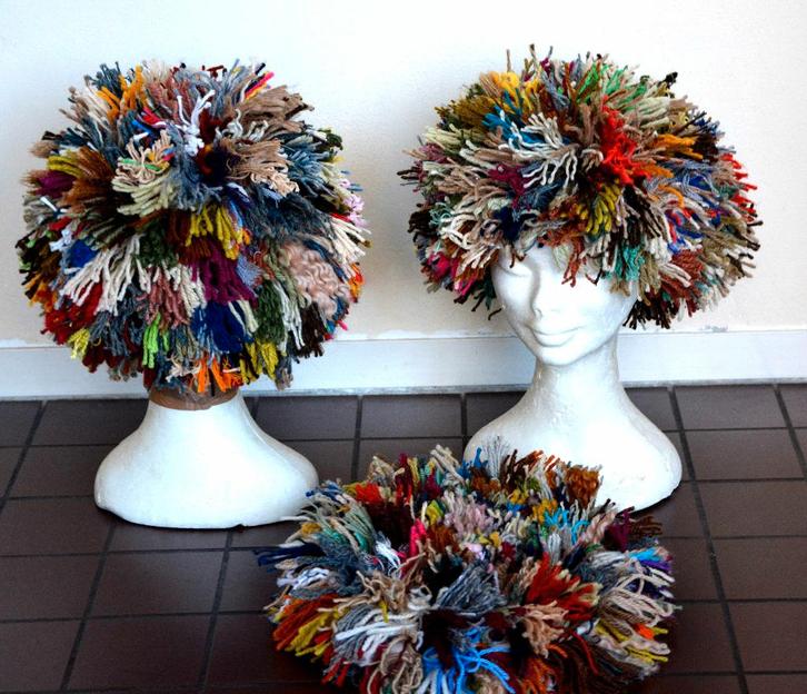 Bonte pruiken, Kleding | Dames, Hoeden en Petten, Nieuw, One size fits all, Verzenden