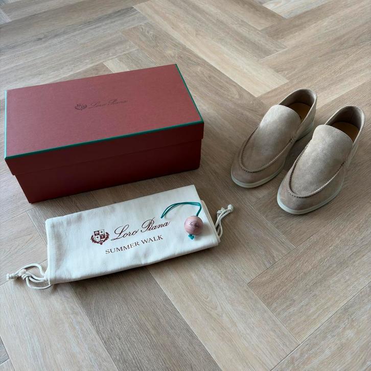 Loro Piana Summerwalk Loafers 42 Nieuw, Kleding | Heren, Schoenen, Nieuw, Loafers, Bruin, Ophalen of Verzenden